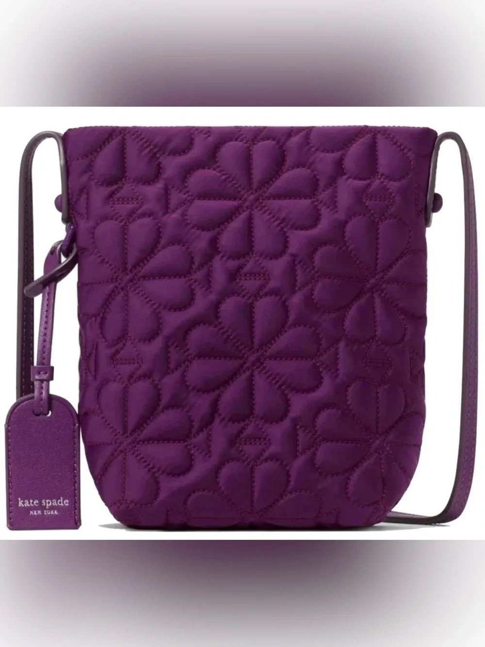KATE SPADE TILLY QUILTED SMALL CROSSBODY NIGHTSHADE KL640 NWT $148